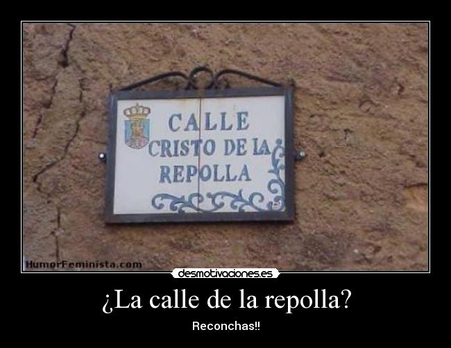 ¿La calle de la repolla? - 