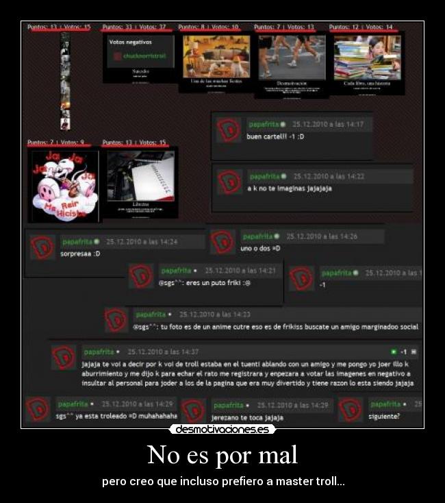carteles maldito troll dedicado amigo papafrita tssss by sgs^^ desmotivaciones