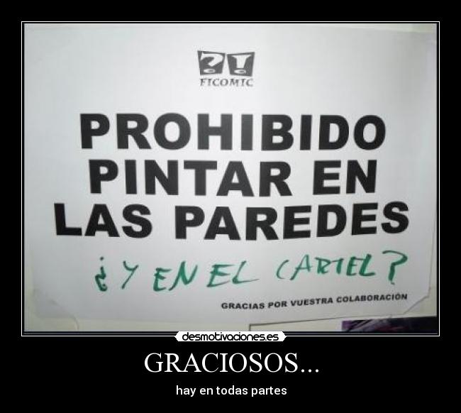 GRACIOSOS... - hay en todas partes