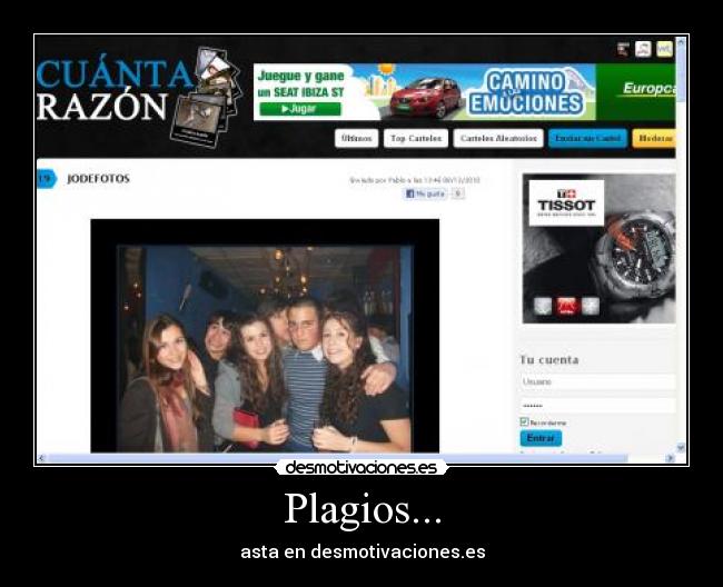 Plagios... - asta en desmotivaciones.es