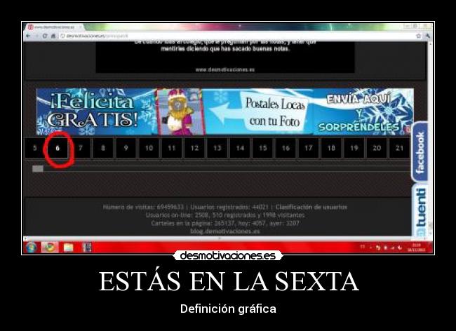 ESTÁS EN LA SEXTA -