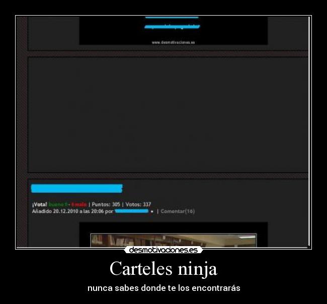 Carteles ninja -