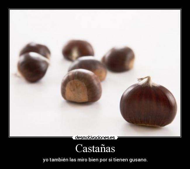 Castañas -