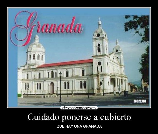 Cuidado ponerse a cubierto -