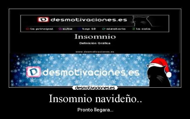 Insomnio navideño.. -