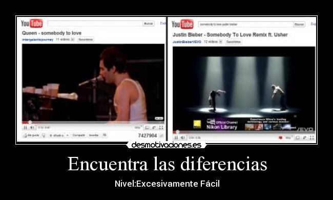 Encuentra las diferencias - Nivel:Excesivamente Fácil