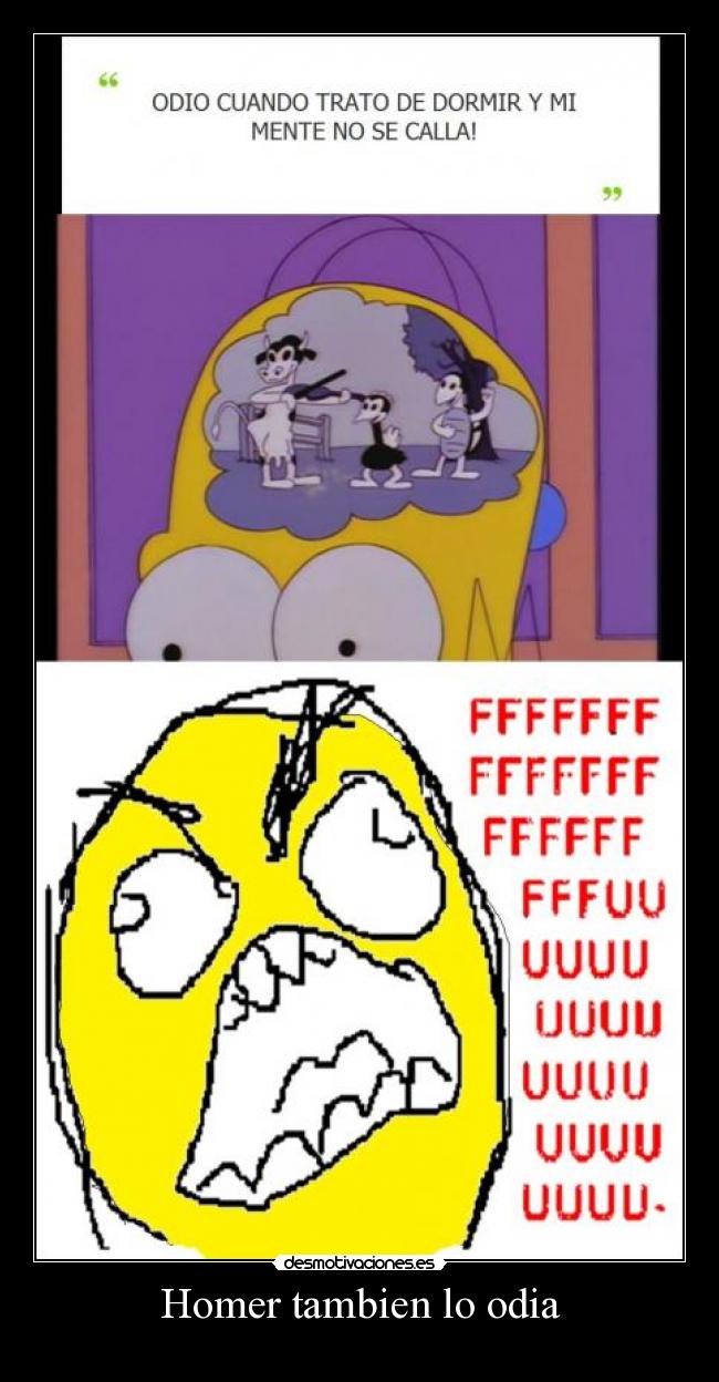 Homer tambien lo odia -