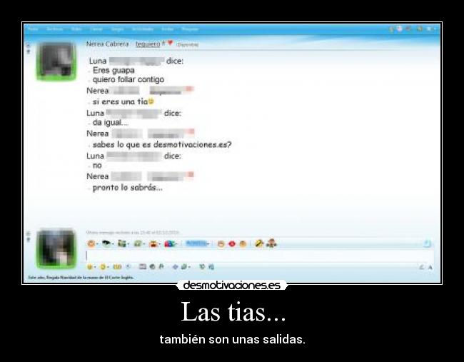 Las tias... -