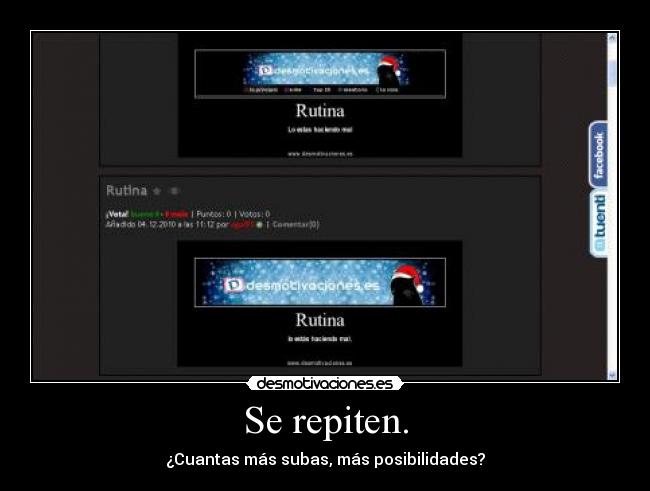 carteles repeticion desmotivaciones