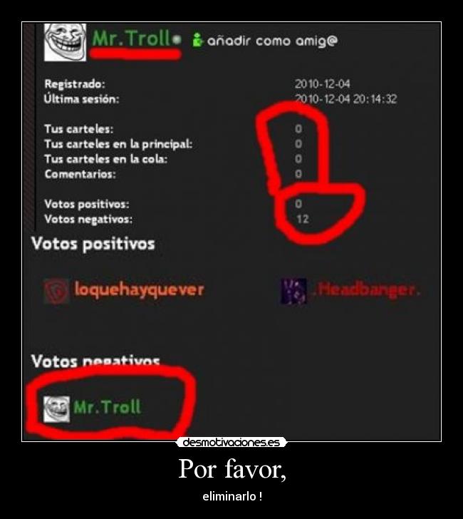 Por favor, - eliminarlo !