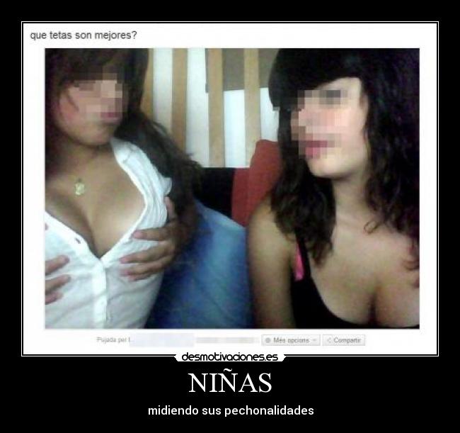 carteles ninas pechos desmotivaciones