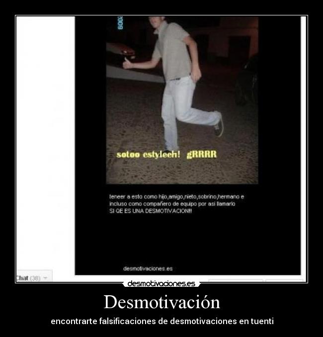 Desmotivación - encontrarte falsificaciones de desmotivaciones en tuenti