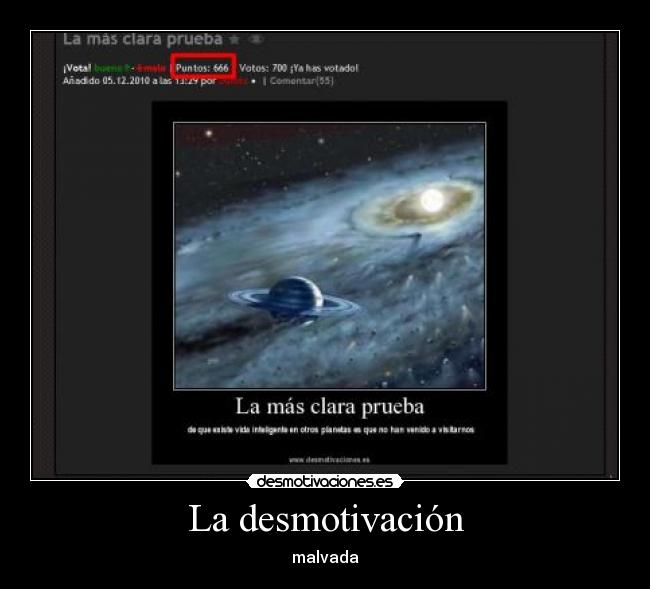 La desmotivación - malvada