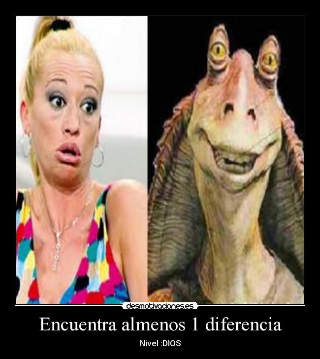 Encuentra almenos 1 diferencia - Nivel :DIOS