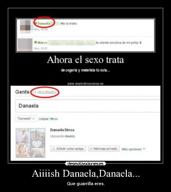 Aiiiish Danaela,Danaela... -