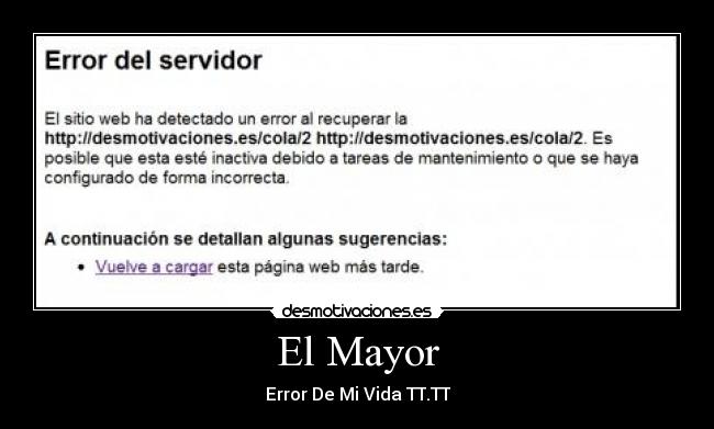 El Mayor - Error De Mi Vida TT.TT