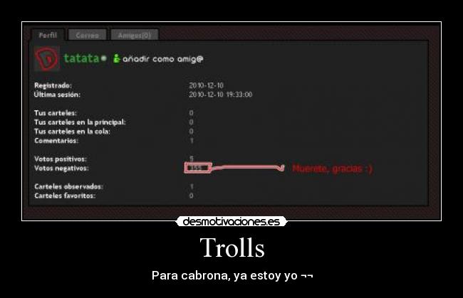 Trolls - Para cabrona, ya estoy yo ¬¬