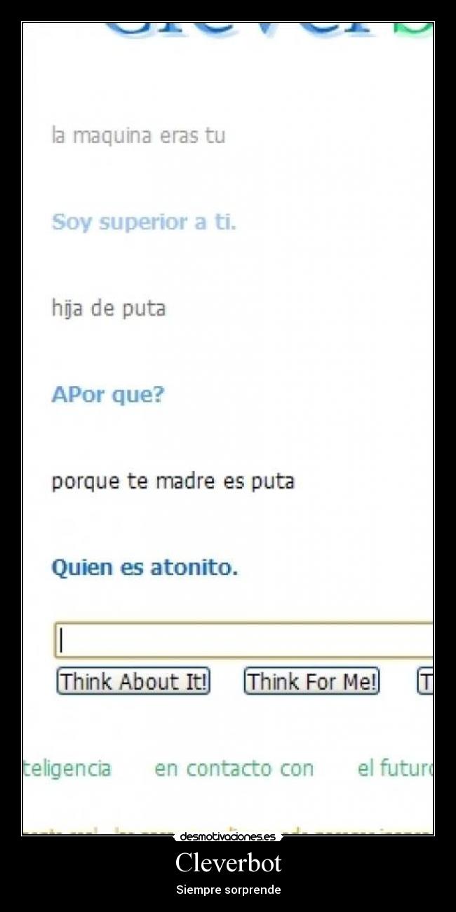 Cleverbot - Siempre sorprende