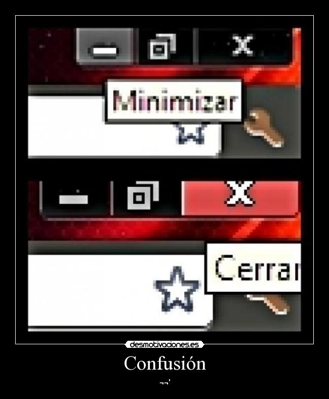 Confusión -