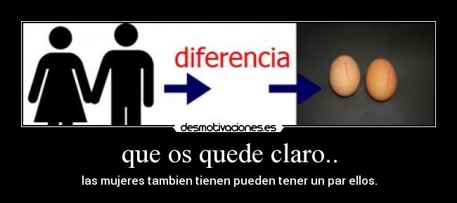 que os quede claro.. - 