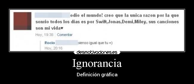 Ignorancia -