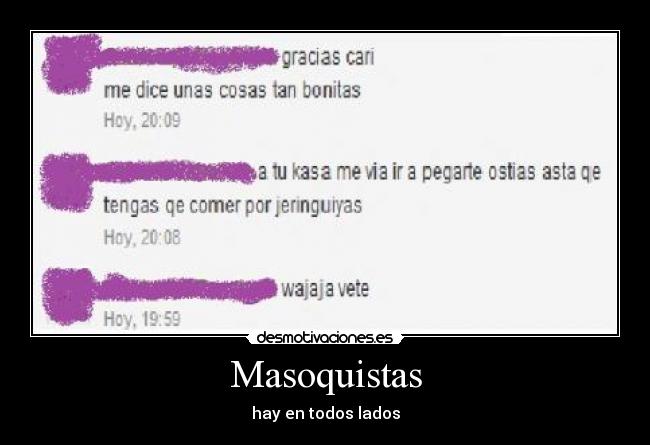 Masoquistas -