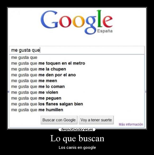 Lo que buscan -