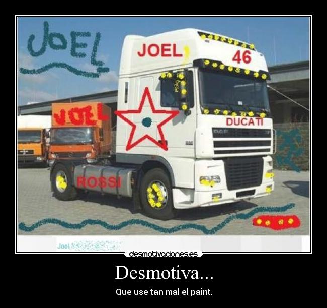 Desmotiva... - Que use tan mal el paint.
