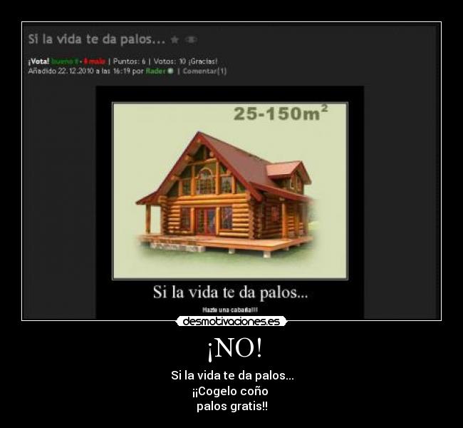 ¡NO! -
