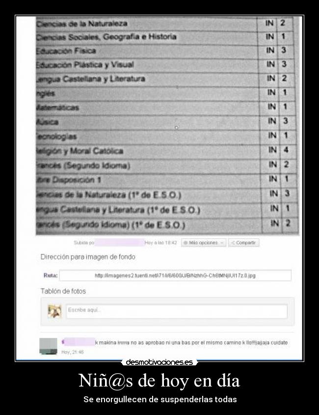 Niñ@s de hoy en día -