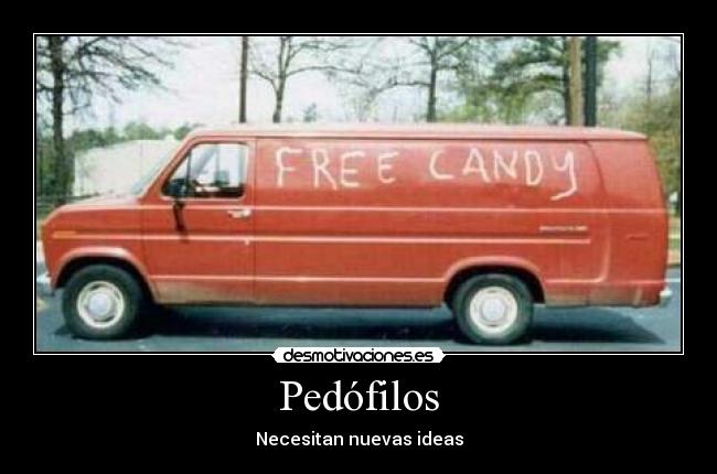 Pedófilos - Necesitan nuevas ideas