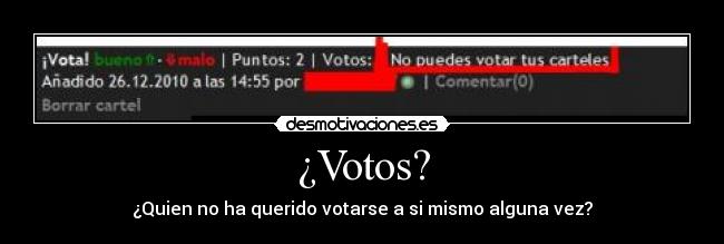 ¿Votos? - 
