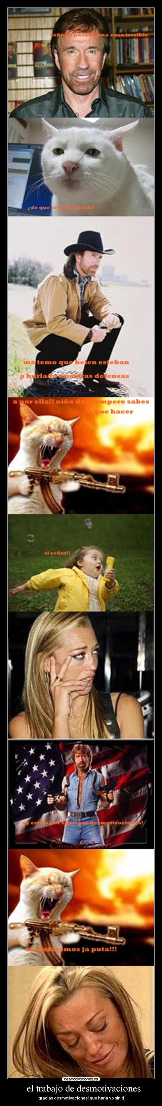 el trabajo de desmotivaciones - gracias desmotivaciones! que haria yo sin ti