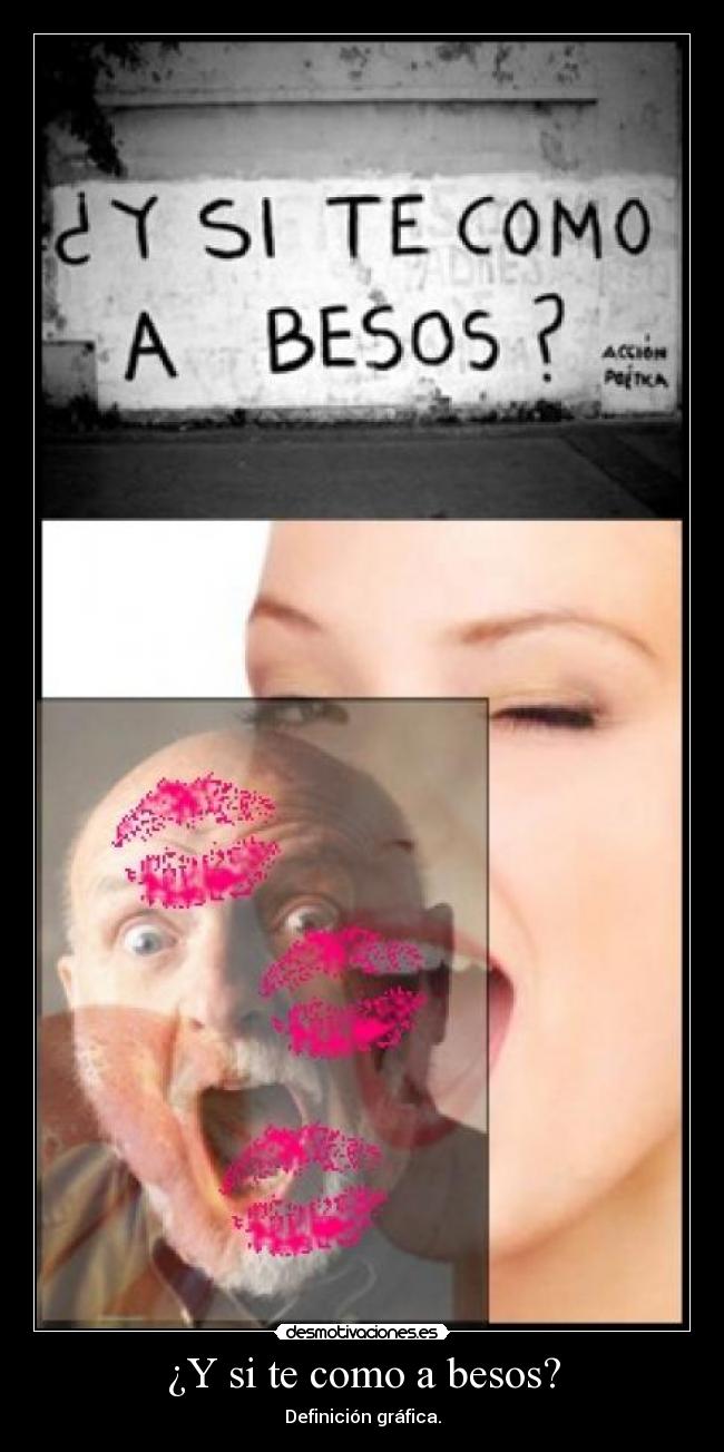 ¿Y si te como a besos? - Definición gráfica.