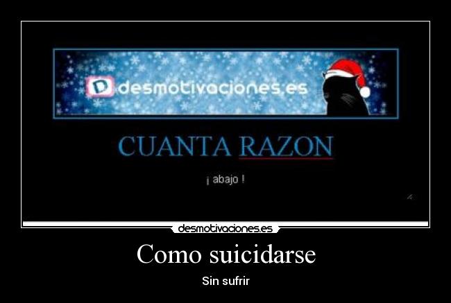 Como suicidarse - 