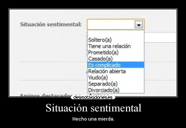 Situación sentimental -