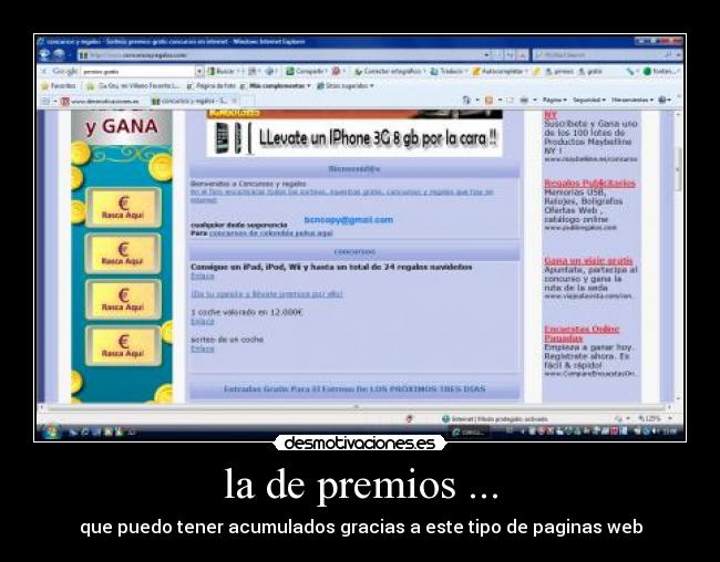 la de premios ... - 