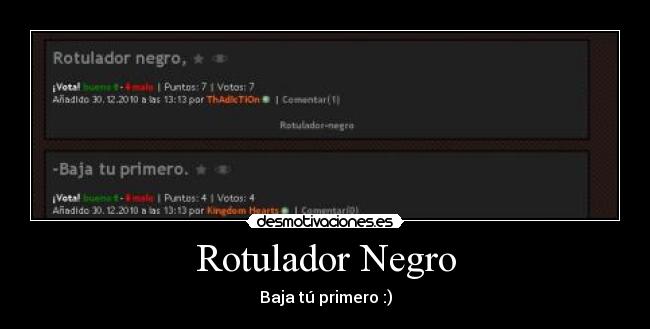 Rotulador Negro - 