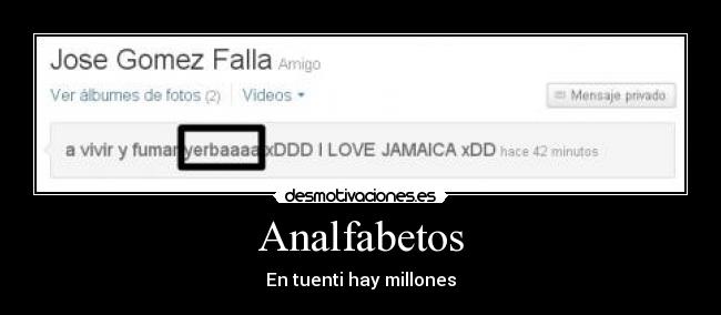 Analfabetos -