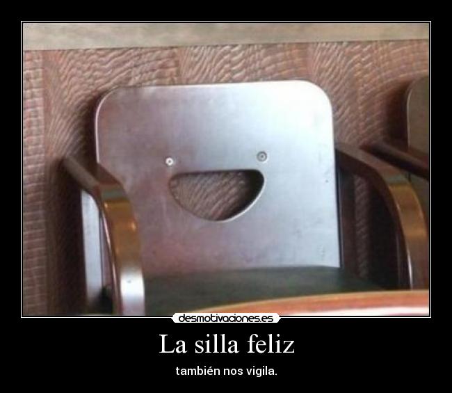 La silla feliz -