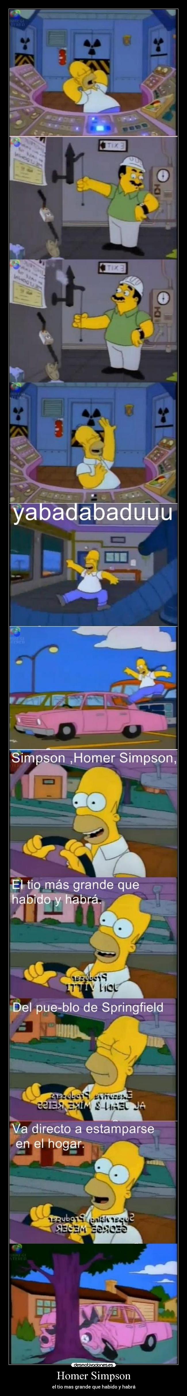 Homer Simpson - el tio mas grande que habido y habrá