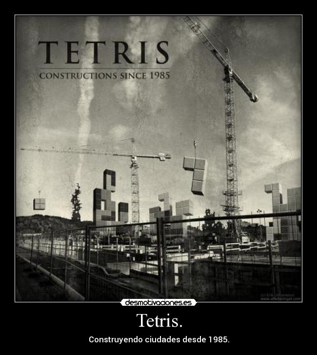 carteles tetris ciudades desmotivaciones