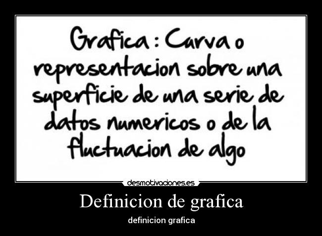 Definicion de grafica - 