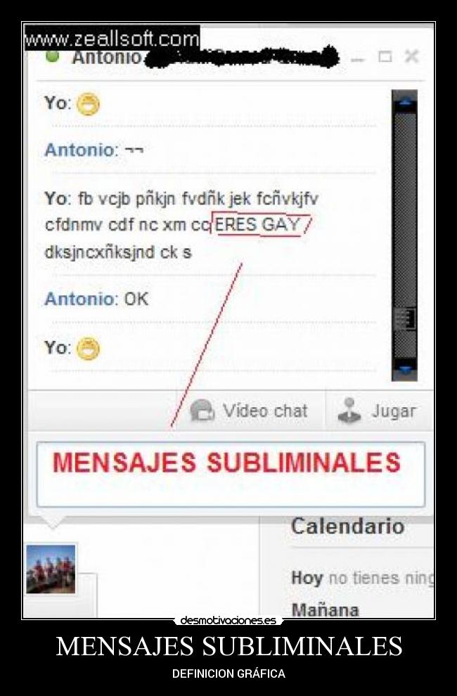 MENSAJES SUBLIMINALES - 