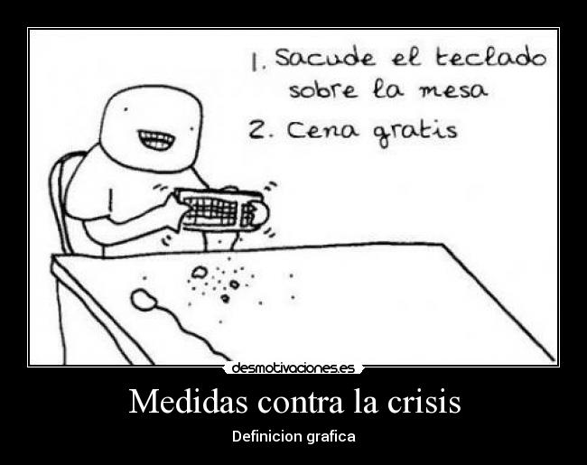 Medidas contra la crisis -