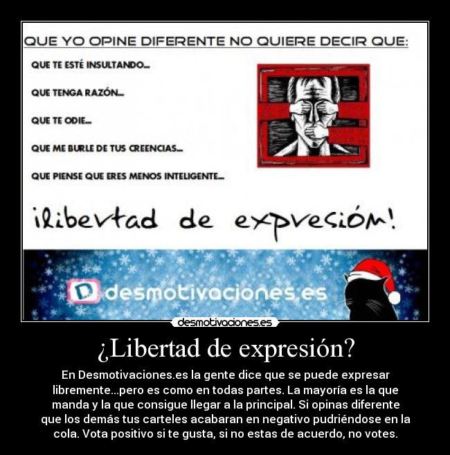 carteles libertad libertad expresion desmotivaciones