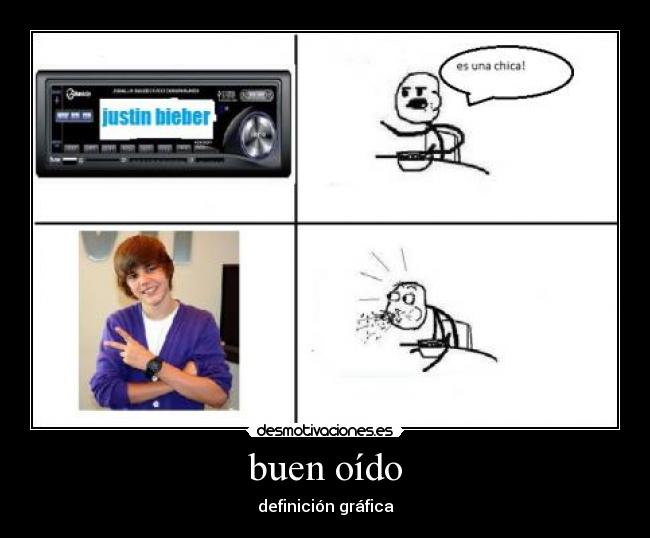 buen oído - definición gráfica