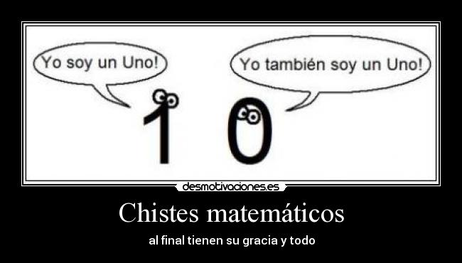 Chistes matemáticos -