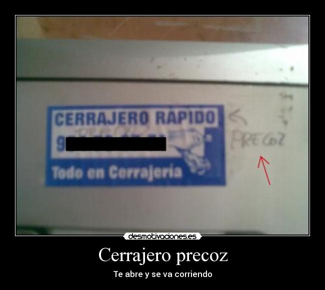 Cerrajero precoz - 