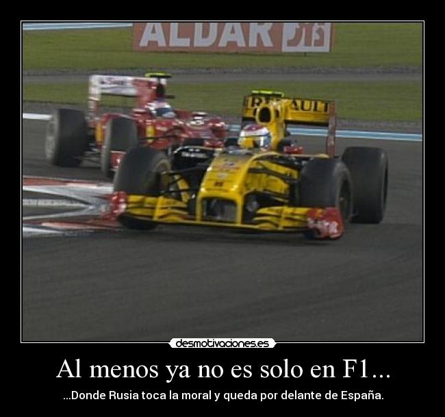 Al menos ya no es solo en F1... - 